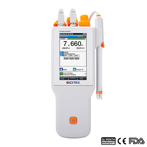 مقياس درجة الحموضة المحمولة ، 8 نقاط معايرة