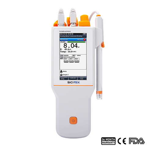 مقياس الرقم الهيدروجيني المحمول ، 5 نقاط