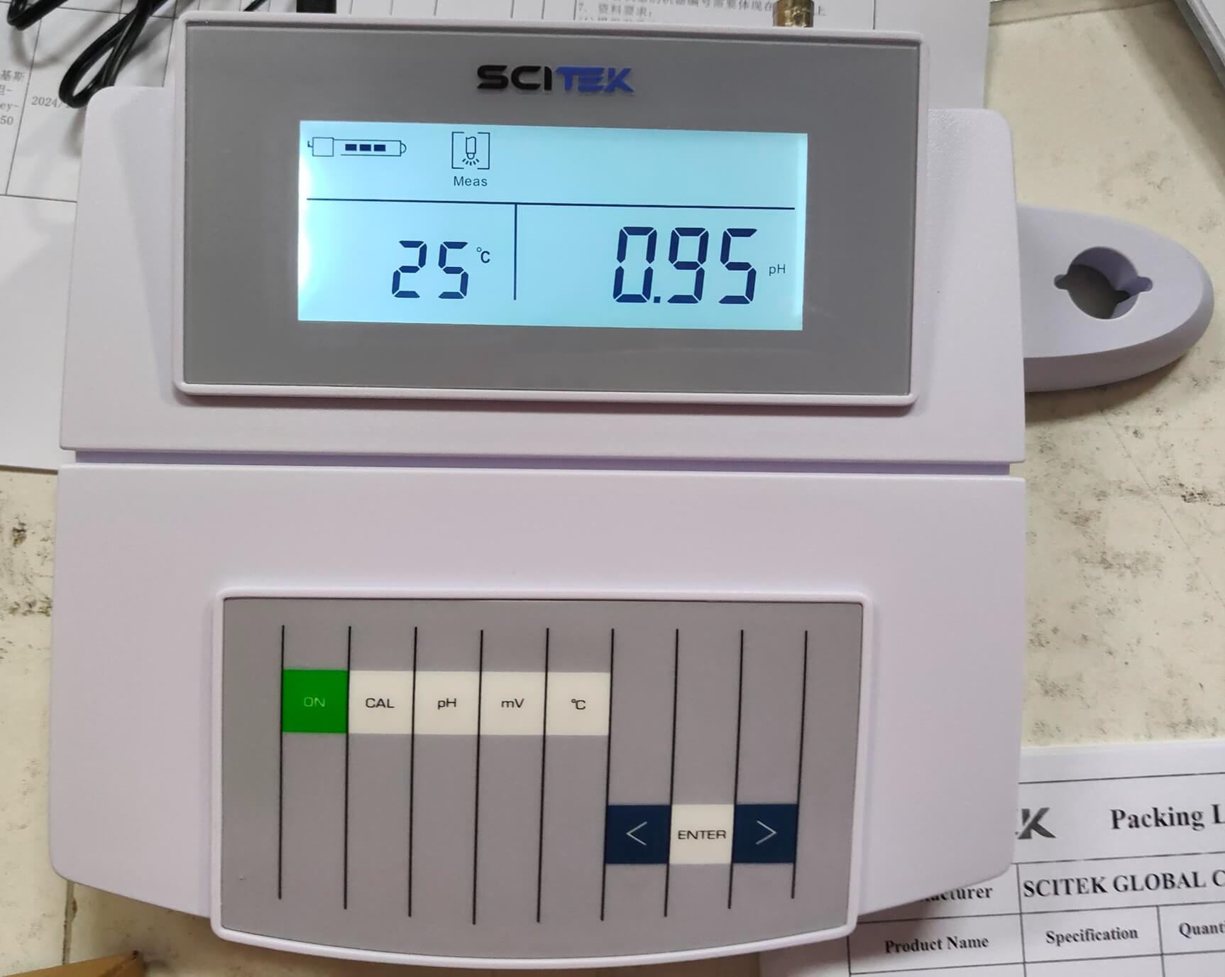 Benchtop PH متر