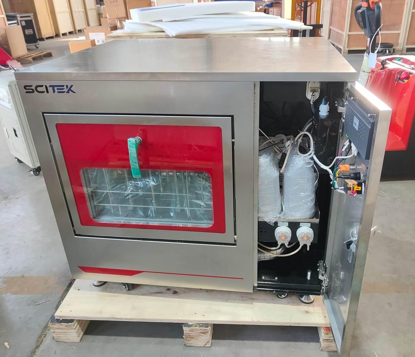 WD-120 (4) غسالة الأواني الزجاجية الأوتوماتيكية