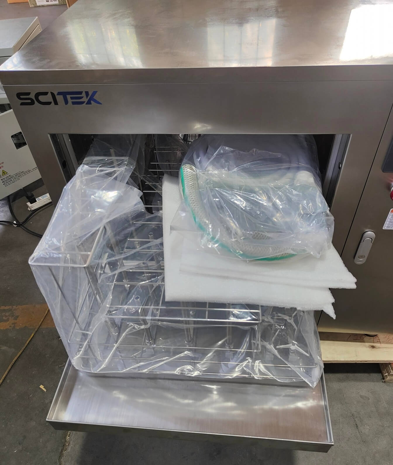 WD-120 (1) غسالة الأواني الزجاجية الأوتوماتيكية