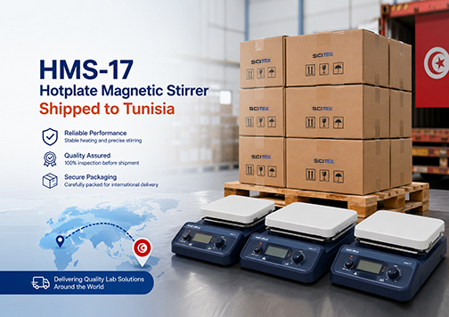 HMS-17 Hotplate Magnetic Stirrers Shipped to Tunisia.jpg